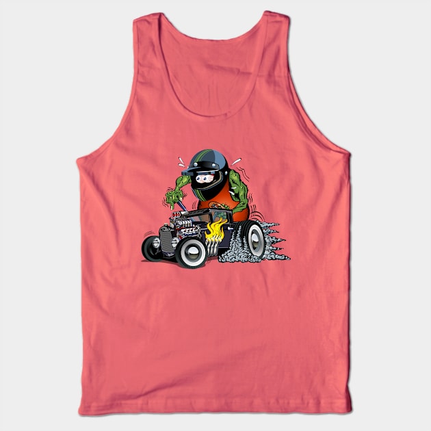 Cartoon retro rat rod Tank Top by Mechanik